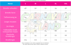 Fout Trainingspak Disco Dude Heren 7 Fout Trainingspak Disco Dude Heren -Kostuum Winkel maattabel
