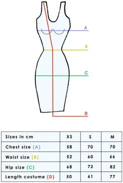 LEG AVENUE Eenhoorn Pakje Voor Meisjes -Kostuum Winkel maattabel 61