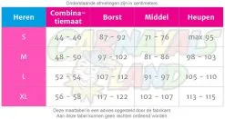 Halloween Kostuum Black Ghoul -Kostuum Winkel maattabel heren 24 200376 1