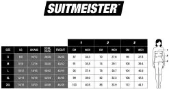 Dameskostuum Suitmeister Christmas Green Tree -Kostuum Winkel maattabel suitmeister 8