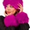 Manchetten Bont Pink Luxe 2st.