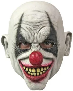 Masker Creepy Grinning Clown (latex)