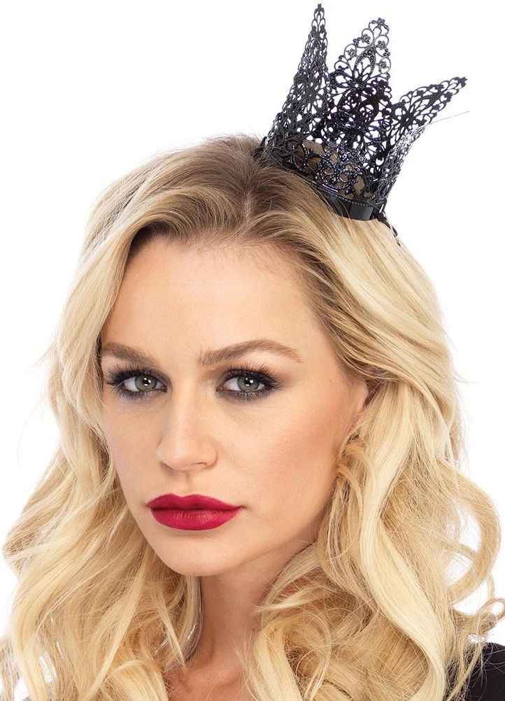 LEG AVENUE Mini Metalen Kroontje Zwart 1 LEG AVENUE Mini Metalen Kroontje Zwart