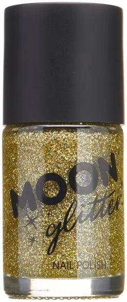 Nagellak Holographic Glitter Goud (14ml)