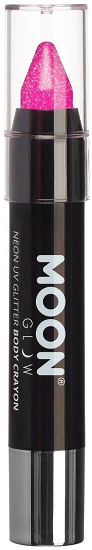 Neon UV Schminkstift Glitter Magenta (3,5gr)