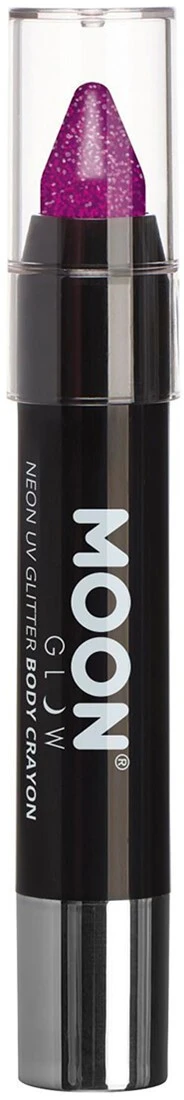 Neon UV Schminkstift Glitter Paars (3,5gr)