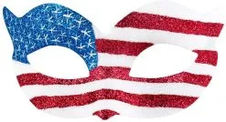 Oogmasker Amerika USA Luxe