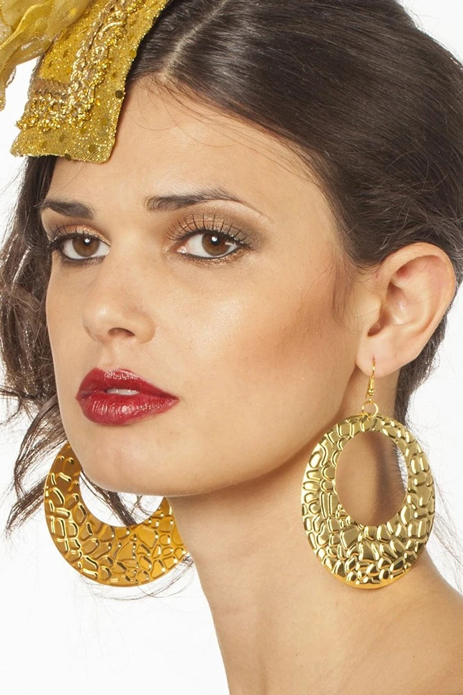 Oorbel Schijfje Goud 1 Oorbel Schijfje Goud