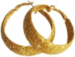 Oorbellen Glitter Goud