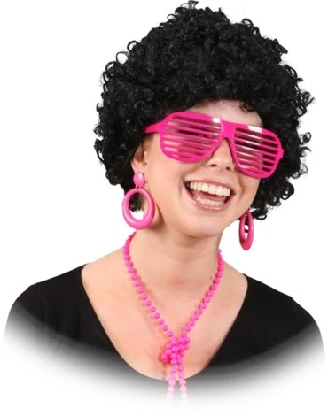 Oorbellen Retro Neon Pink 1 Oorbellen Retro Neon Pink