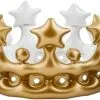 Opblaasbare Koningskroon Goud