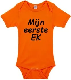 Oranje Romper Eerste EK