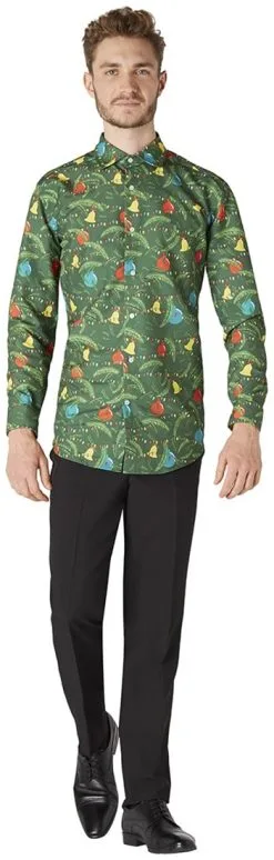 Overhemd Suitmeister Christmas Green Tree -Kostuum Winkel overhemd suitmeister christmas green tree 2