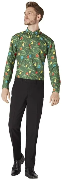 Overhemd Suitmeister Christmas Green Tree -Kostuum Winkel overhemd suitmeister christmas green tree 3