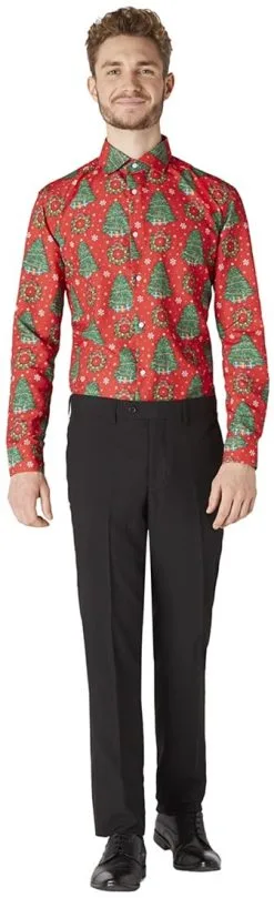 Overhemd Suitmeister Christmas Trees -Kostuum Winkel overhemd suitmeister christmas trees 3
