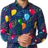 Overhemd Suitmeister Confetti Balloons Navy