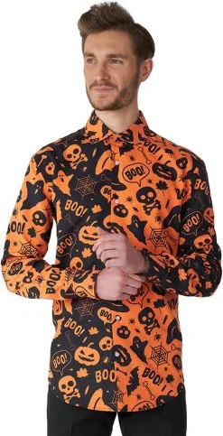 Overhemd Suitmeister Halloween Icons