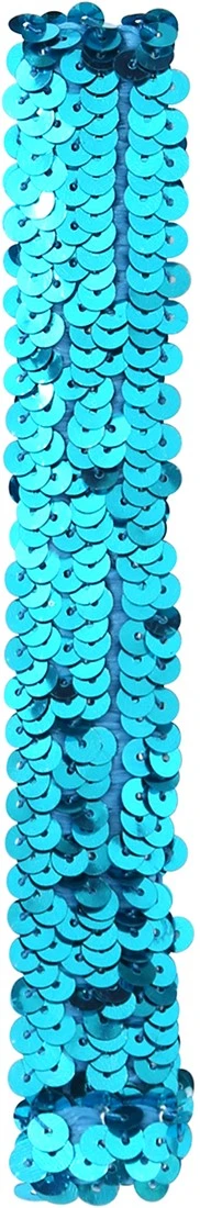 Pailletten Hoofdbandje Turquoise