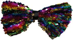 Pailletten Strikje Regenboog