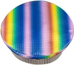 Pet Rainbow Sunset Sparkle -Kostuum Winkel pet rainbow sunset sparkle product achterkant