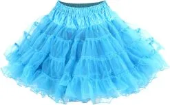Petticoat 2-Laags Turquoise