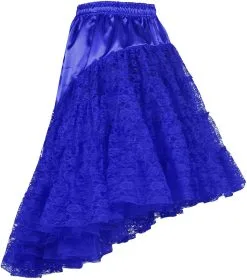 Petticoat Met Kant Luxe Blauw