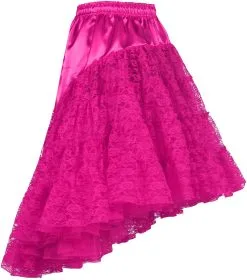 Petticoat Met Kant Luxe Pink