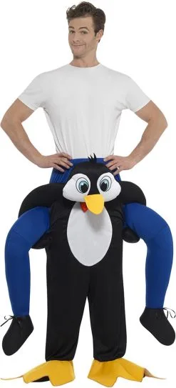 Piggyback Kostuum Pinguin