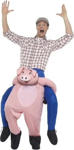 Piggyback Kostuum Varken