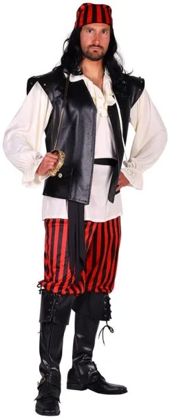 Piraten Kostuum Edward Luxe 5dlg