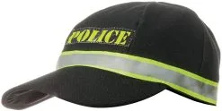 Politie Pet Zwart/Geel
