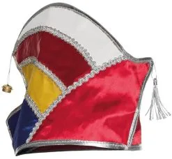 Prinsenmuts - Steek Rood/Geel/Blauw (Zilver)