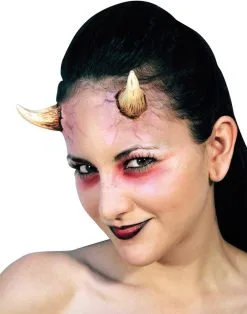 Professionele Latex Wond FX - TicTic Horns