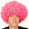 Pruik Afro Groot Pink