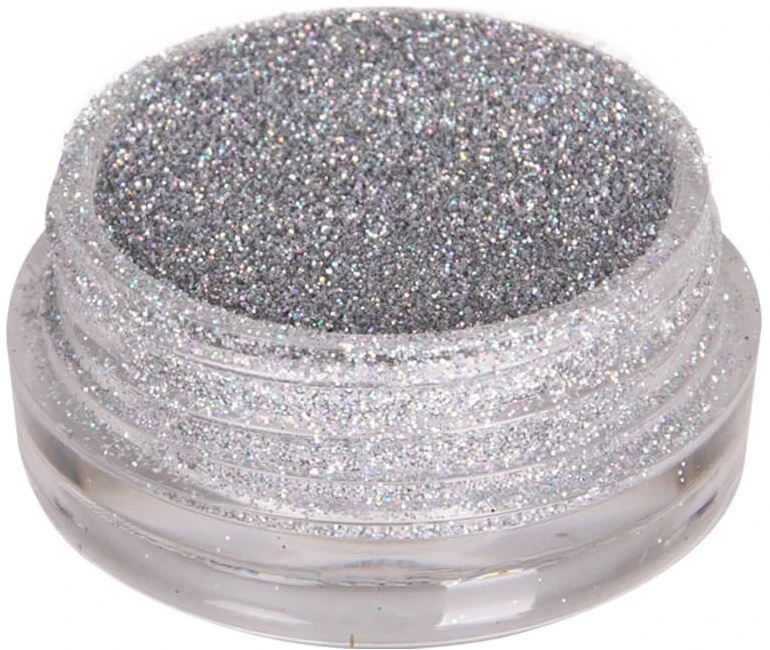 QuickTattoo HOLO Glitterpoeder Zilver - 3ml 1 QuickTattoo HOLO Glitterpoeder Zilver - 3ml