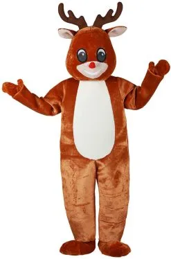 Rendier Mascotte Luxe -Kostuum Winkel rendier mascotte luxe 2