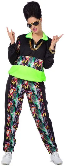 Retro Trainingspak Nineties -Kostuum Winkel retro trainingspak nineties vrouw