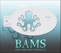 Schminksjabloon Octopus