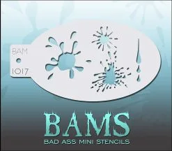 Schminksjabloon Verfspetters