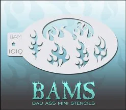 Schminksjabloon Vlammen