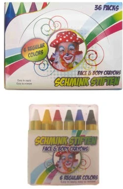 Schminkstiften 6 Kleuren 1 Schminkstiften 6 Kleuren