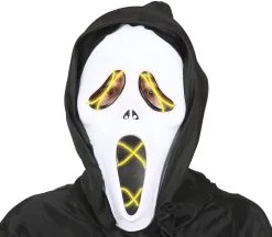 Scream Masker Skull Met Kap En Licht
