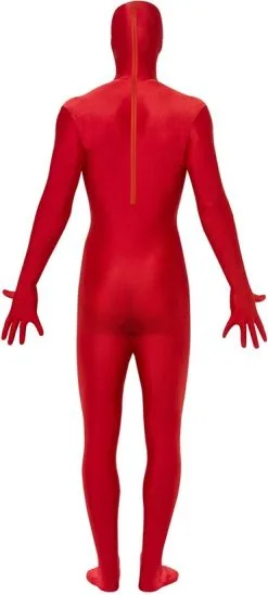 Second Skin Suit Rood -Kostuum Winkel second skin suit rood 3