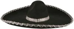 Sombrero Zwart Vilt (60cm)
