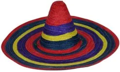 Strohoed Sombrero Mexico Kleuren