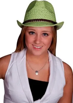 Strohoed Tribly Groen