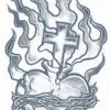Tattoo Burning Heart