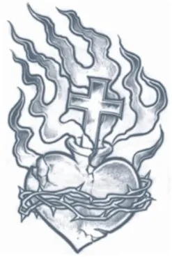 Tattoo Burning Heart