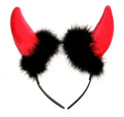 Tiara Duivelsoren+Marabou Rood