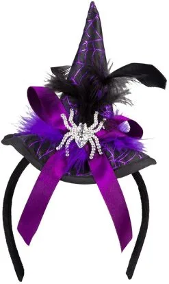 Tiara Heksenhoed Spindra Paars